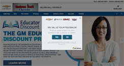 Desktop Screenshot of nelsonhallchevrolet.com